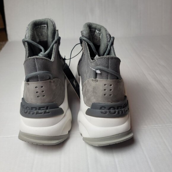 Sorel Kinetic Rnēgd Caribou Chunky Waterproof Sneakers Gray Sz 7.5 Fall Winter - Picture 4 of 10